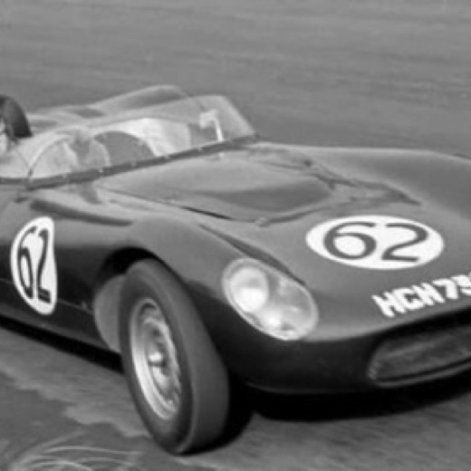 1959 British Empire Trophy, Oulton Park sur la Jaguar Type XK 3800 des Borders Reivers